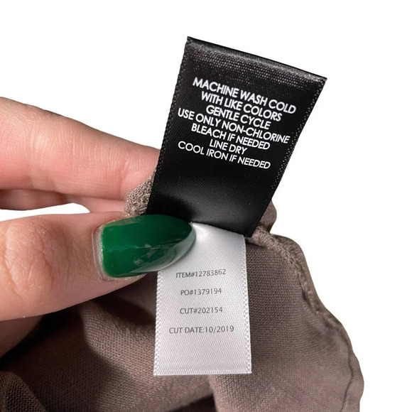 Torrid‎ Fit and Flare Rayon Slub Button-Front Cami Top Falcon Tan Plus Size 2X - Picture 12 of 12